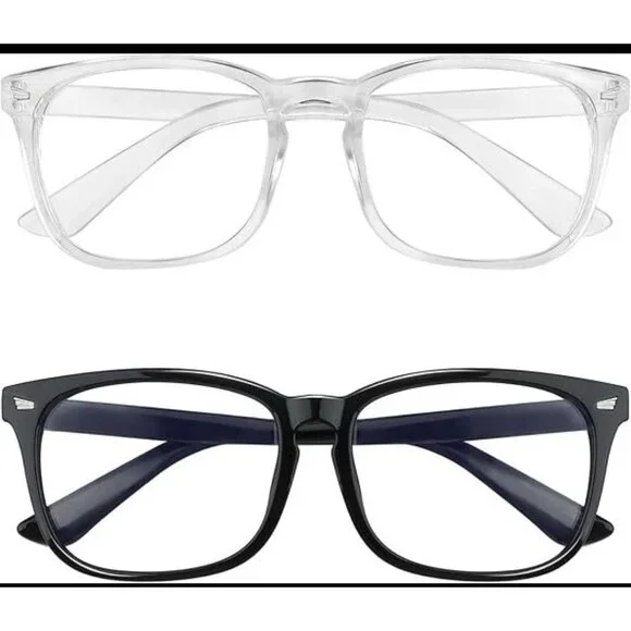 2~Hunsquer Blue Light Blocking Glasses for Women & Men~ Computer, Phone, Gaming - Picture 8 of 16